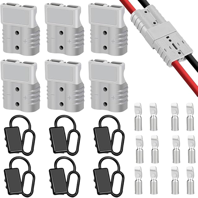 Connettori per batteria blu di tipo Anderson CMBXAQ con cappucci antipolvere