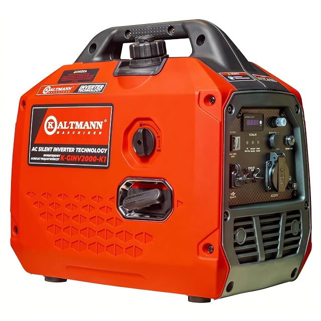 Generatore inverter Kaltmann da 2000 W con impugnatura di trasporto