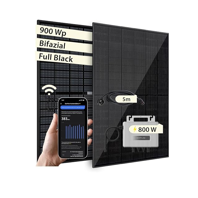 Kit solare da balcone VALE con due moduli bifacciali e un inverter EcoFlow Stream