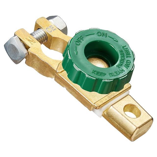 Staccabatteria da morsetto Spurtar verde per morsetto negativo