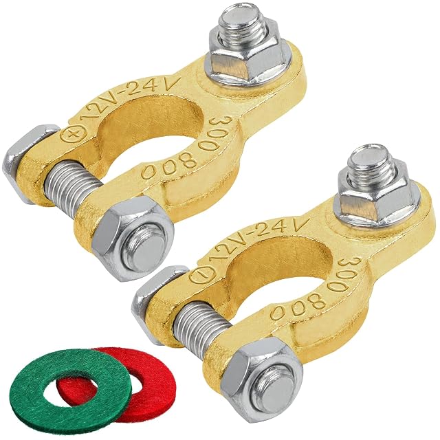 Morsetti per batteria Bolatus in rame puro con bulloni M8