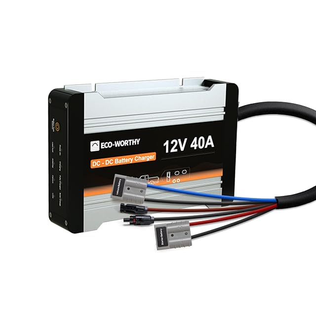 Caricatore DC-DC ECO-WORTHY da 40 A a doppio ingresso