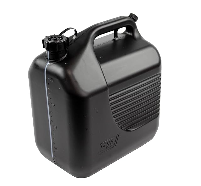Tanica omologata nera Tayg da 20 litri con asta di livello