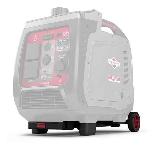Kit di ruote Briggs and Stratton con ruote antiforatura e maniglia telescopica