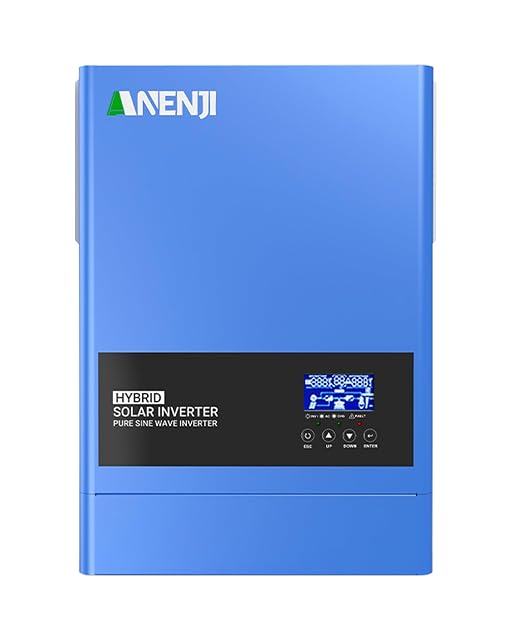 Inverter solare ibrido Anjfylque da 6200 W con display LCD e WiFi