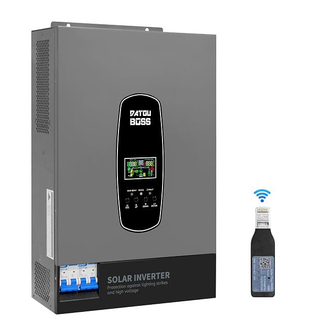 Inverter solare ibrido DATOUBOSS da 6200 W con display LCD