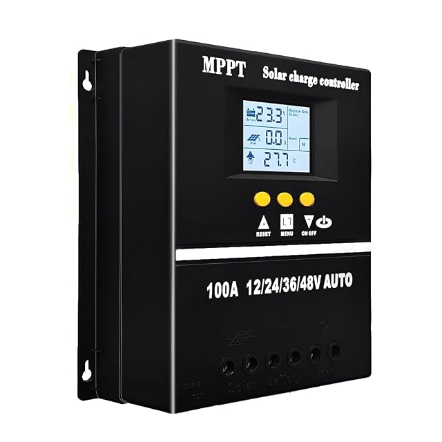 Regolatore di carica solare MPPT SOGTICPS da 100 A con schermo LCD