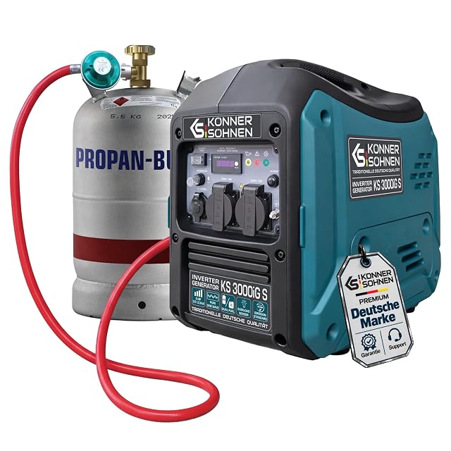 Gruppo elettrogeno inverter bicarburante Könner&Söhnen 3000iG S