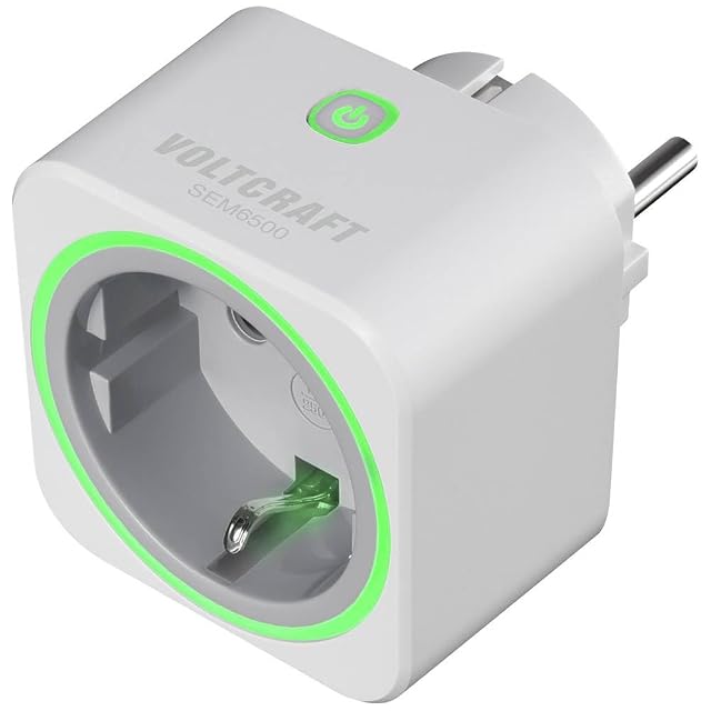 Contatore di energia Bluetooth Voltcraft SEM6000 con anello di led colorato