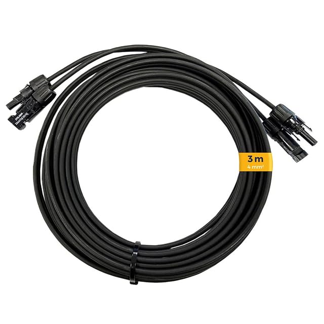 Coppia di prolunghe solari Kleines Kraftwerk da 3 m con connettori MC4