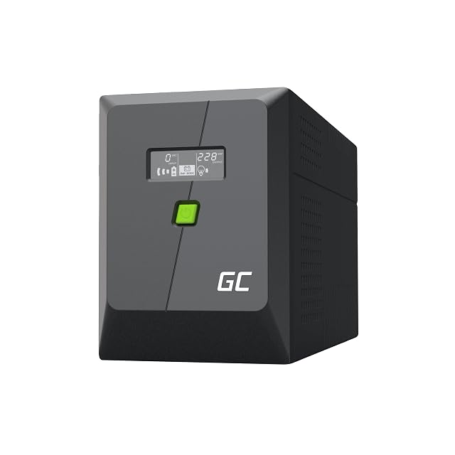 Gruppo di continuità Green Cell PowerProof da 2000 VA con display LCD
